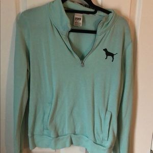 Mint pull over Victoria secret pink pull over